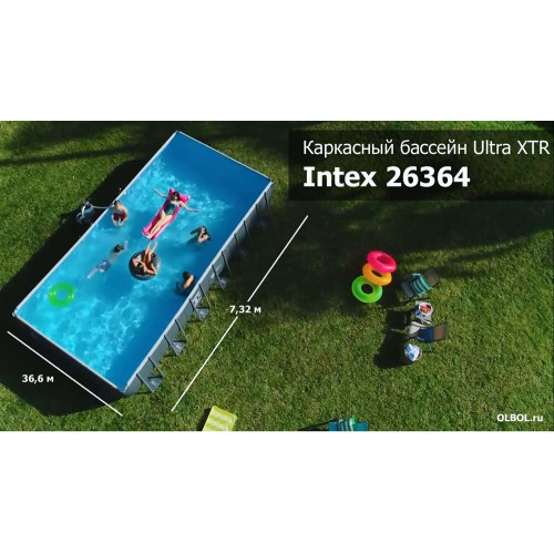 Каркасный бассейн Intex 26364 с песочным фильтром-13