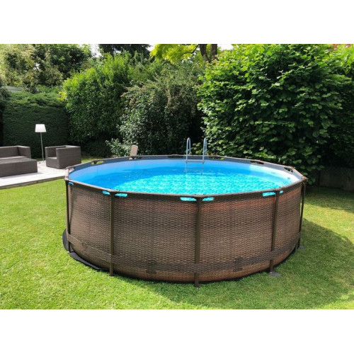 Каркасний басейн Bestway 56709 366х100 см Ротанг-5